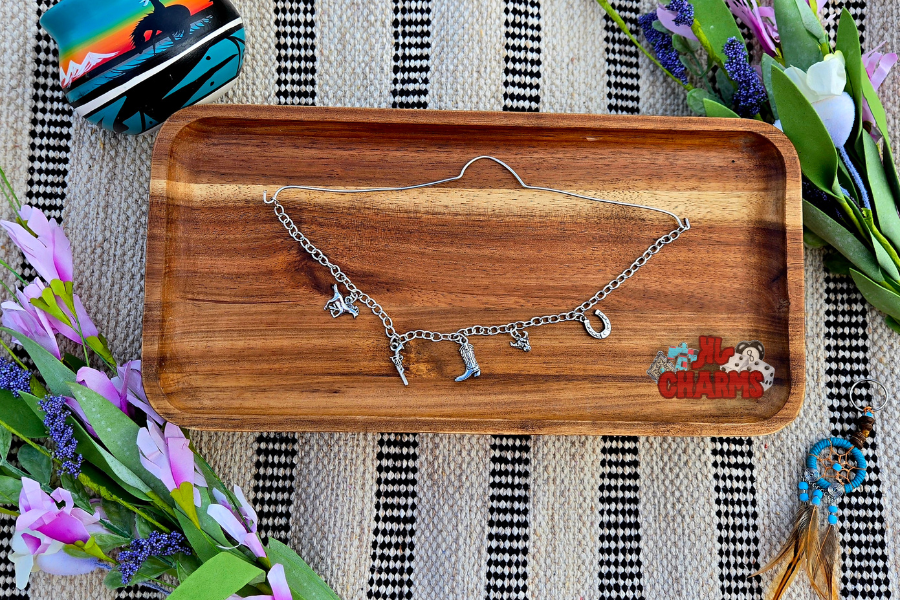 Silver Rear-View Mirror Charm